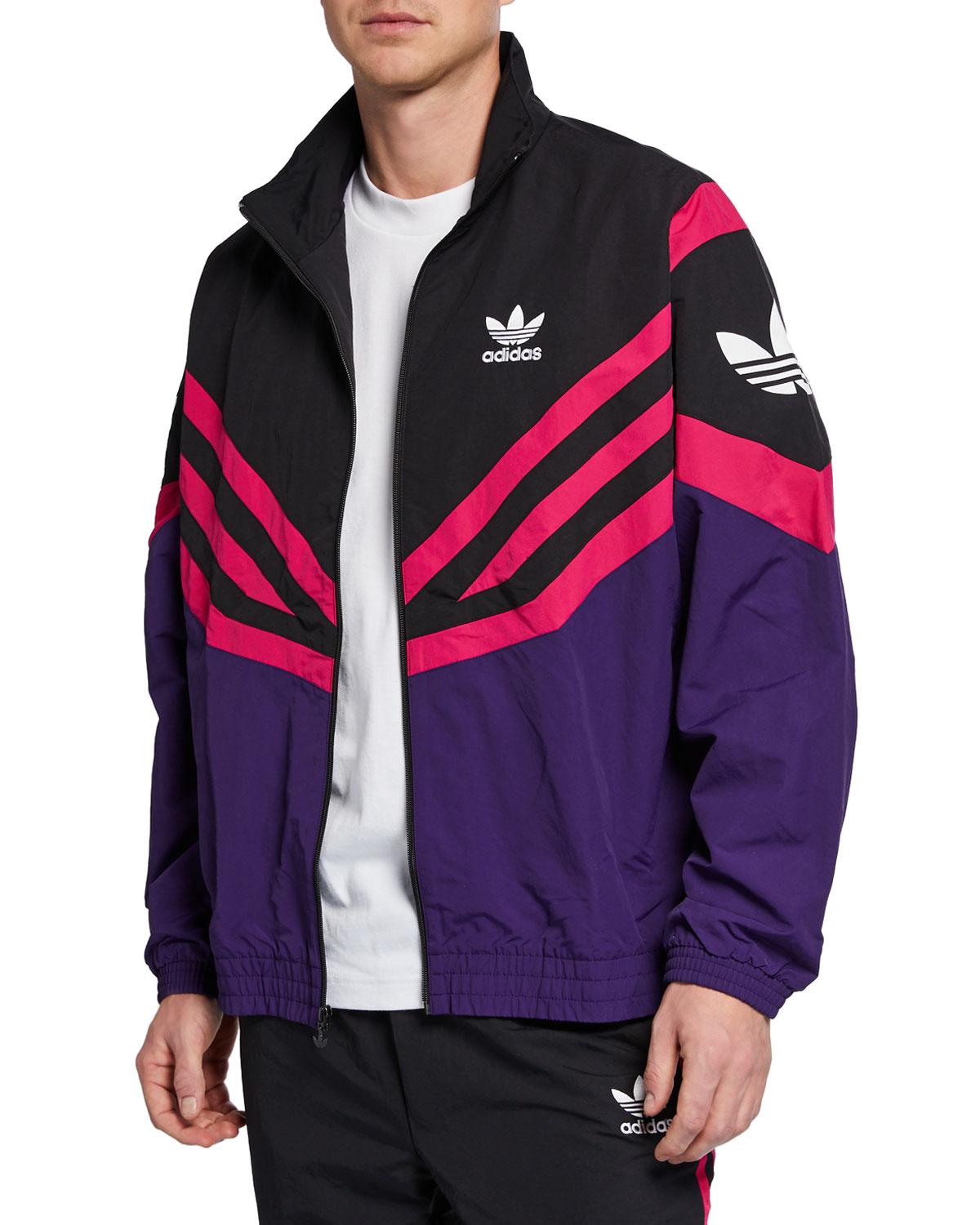 Colorblock Woven Track Jacket 