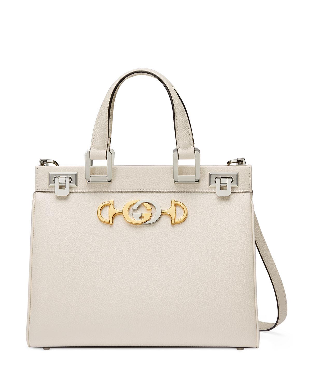 Gucci Ostrich Small Zumi Top Handle Bag - Blue Shoulder Bags, Handbags -  GUC1315876