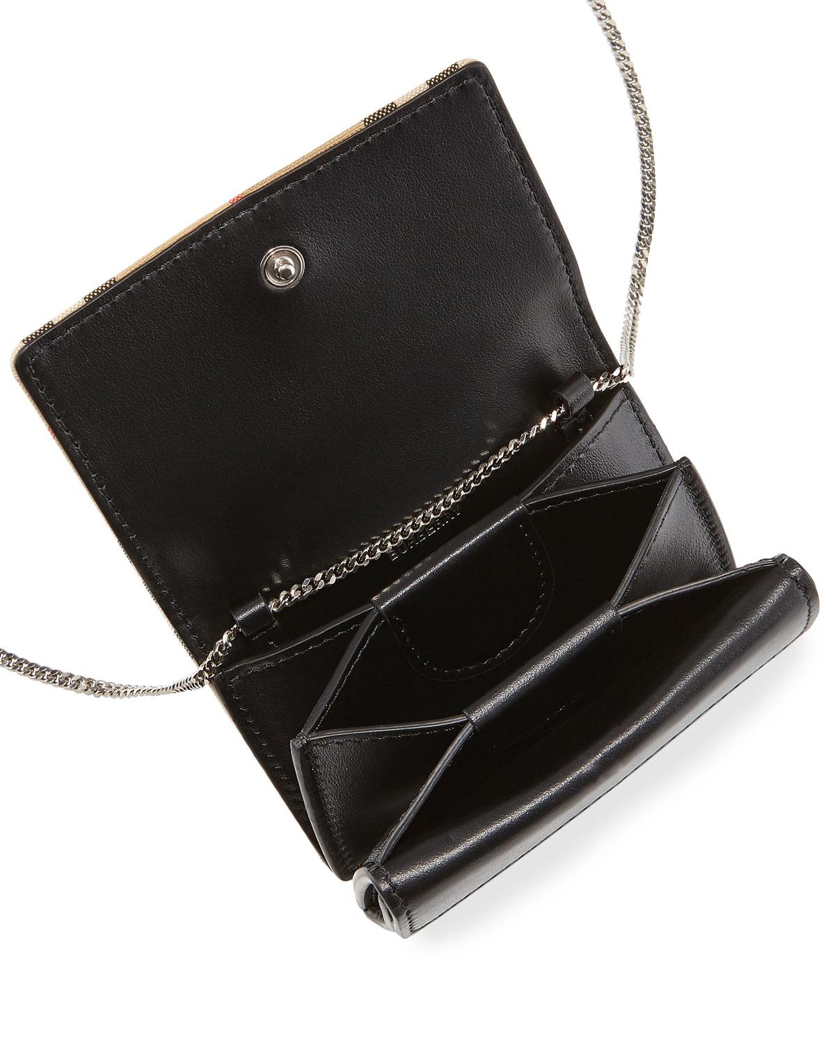 Burberry Canvas Jessie Vintage Check Crossbody Bag in Black Lyst