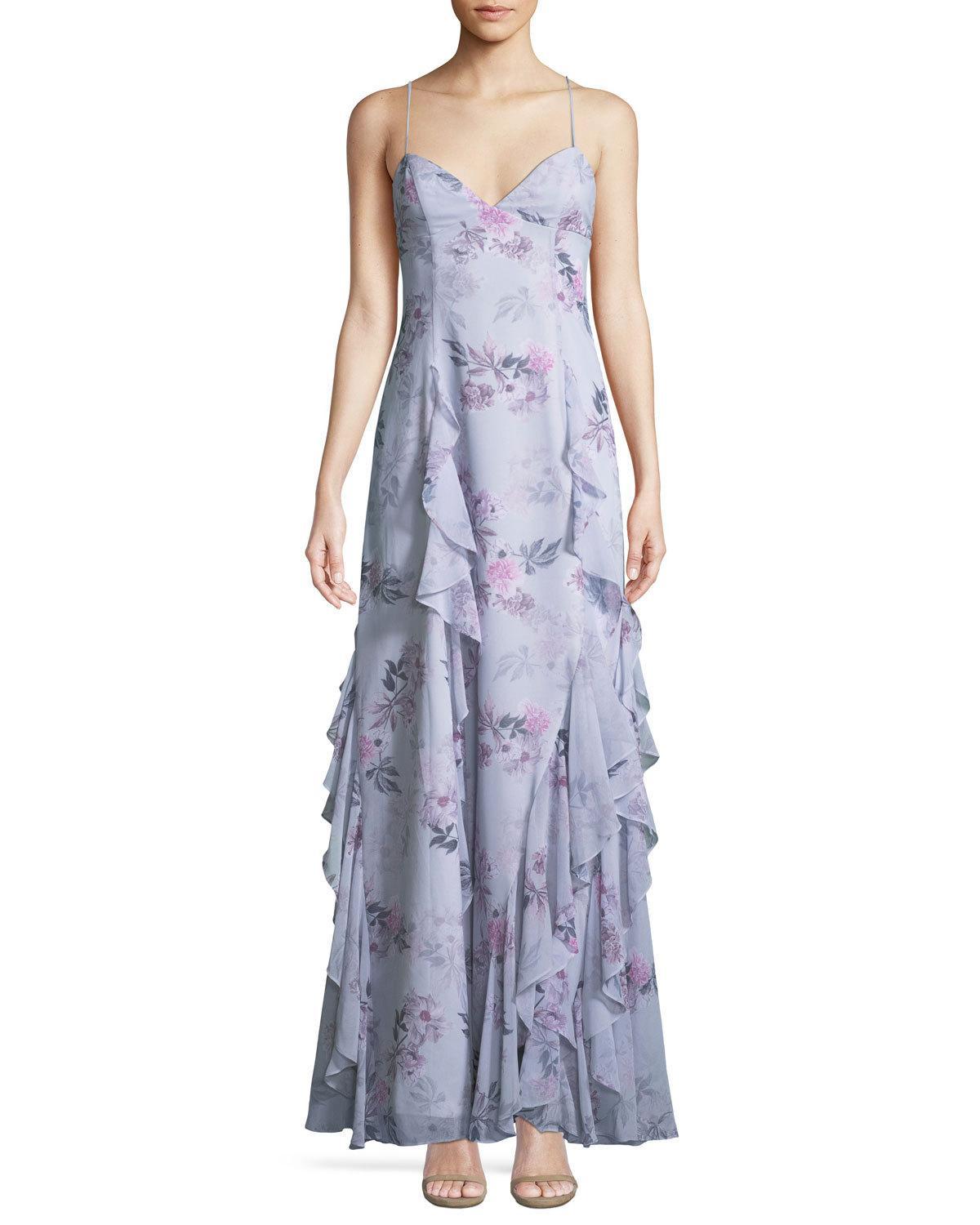 fame and partners floral dress