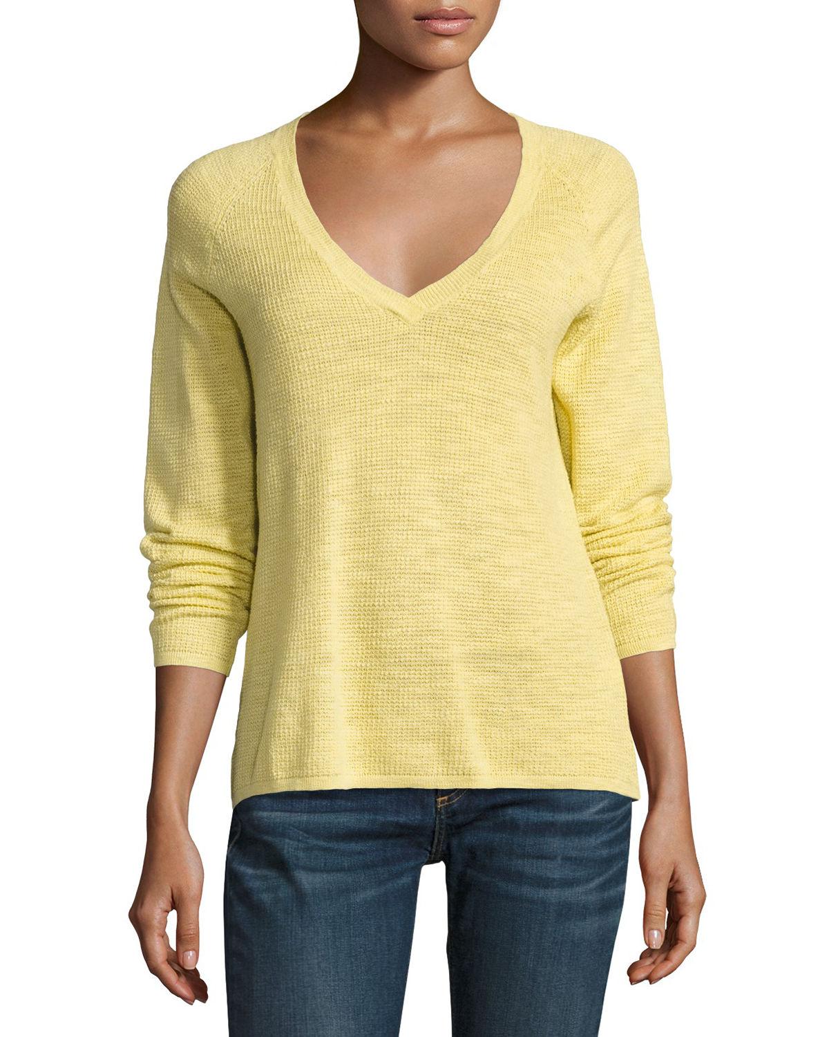 eileen fisher v neck top