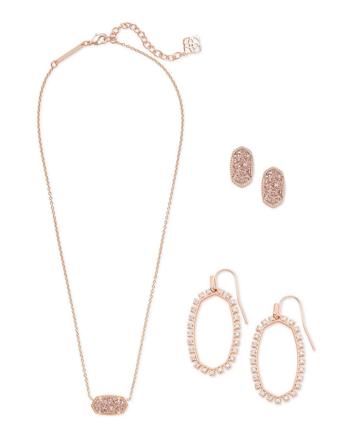 kendra scott earring necklace combo