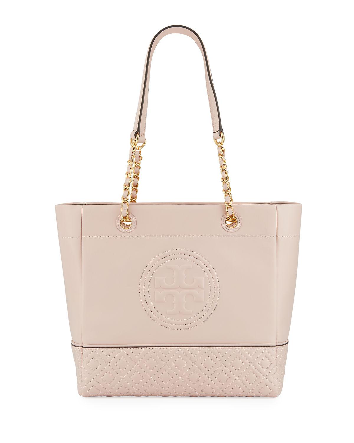tory burch tote with chain handles