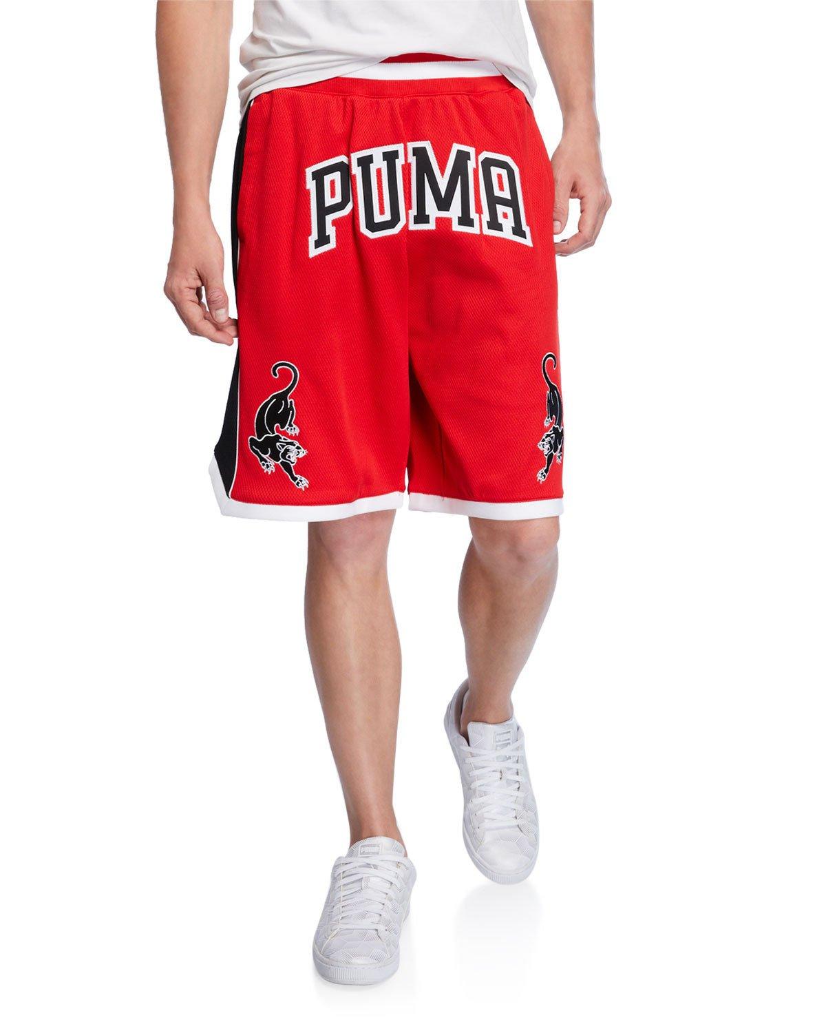 puma mesh shorts