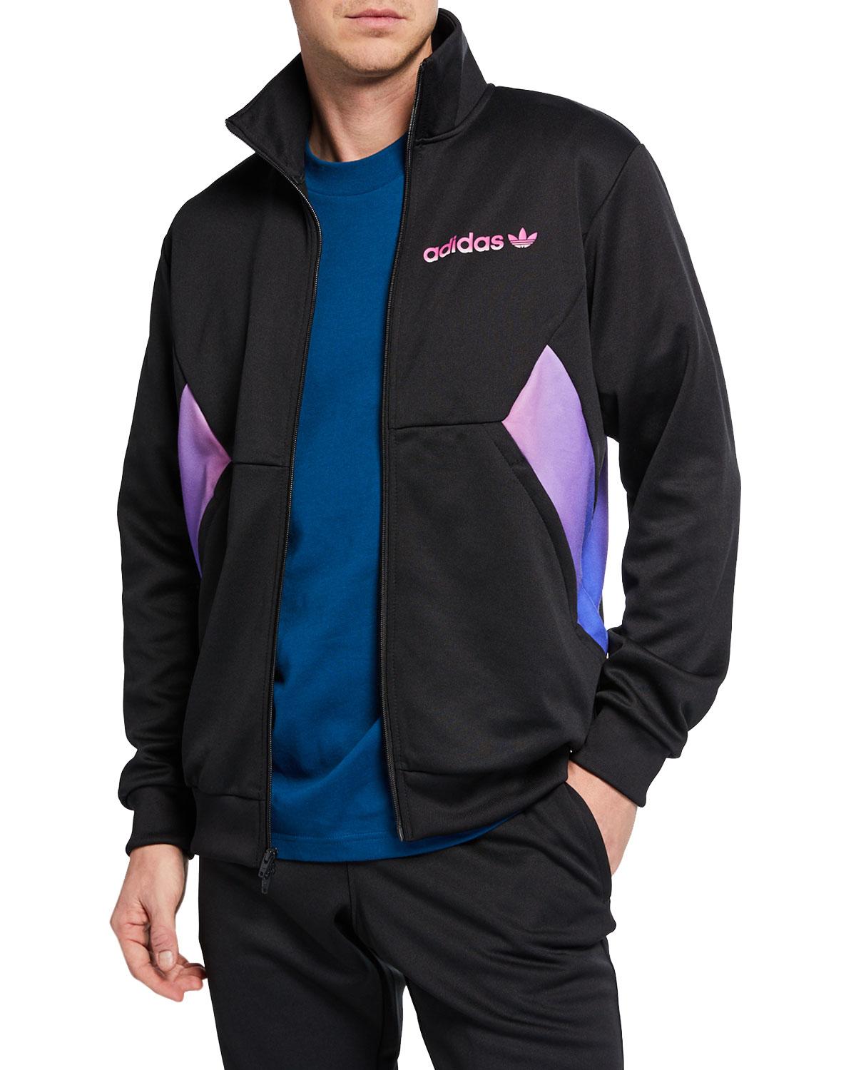 adidas degrade track top
