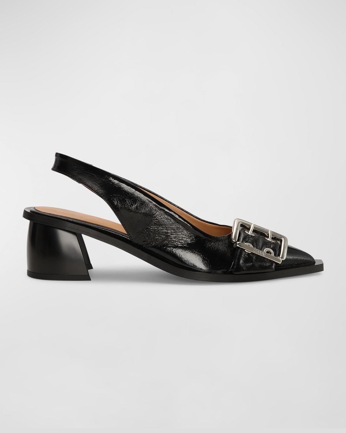 Ganni slingback pumps sale