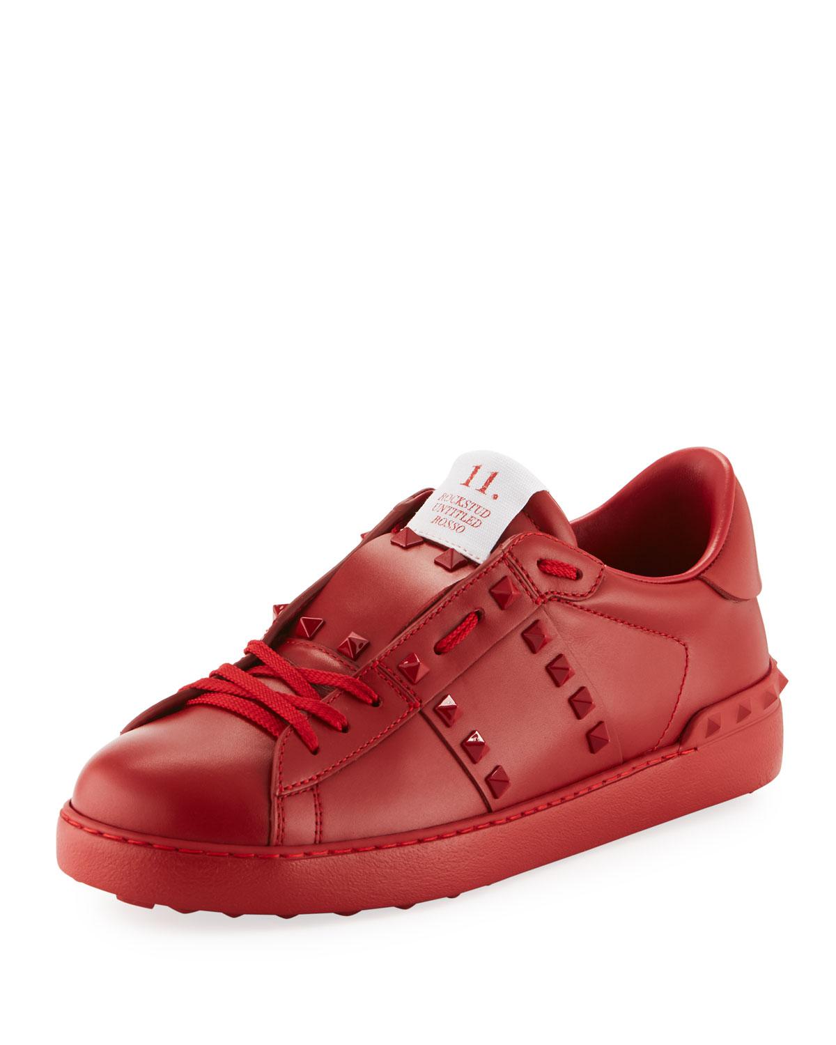 valentino shoes men red