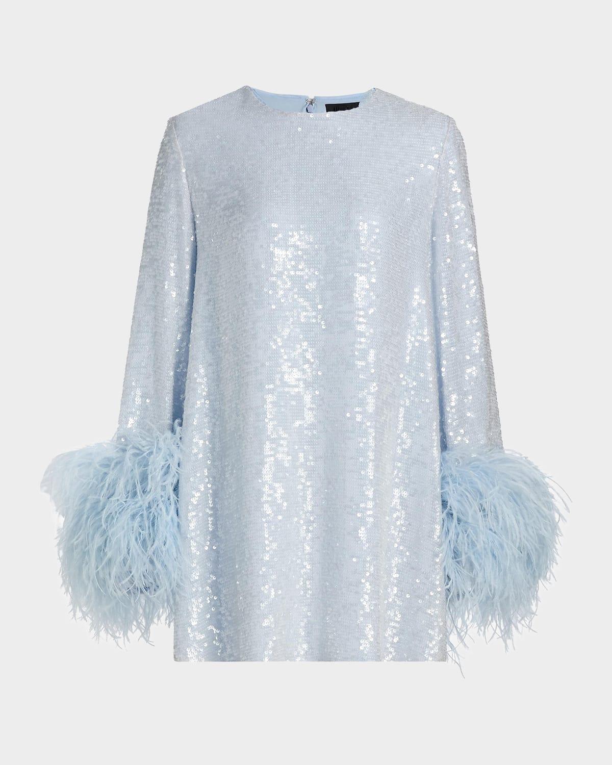 Designer Blue Sequin Shirt Dresses for Women - Up to 84% off | Lyst