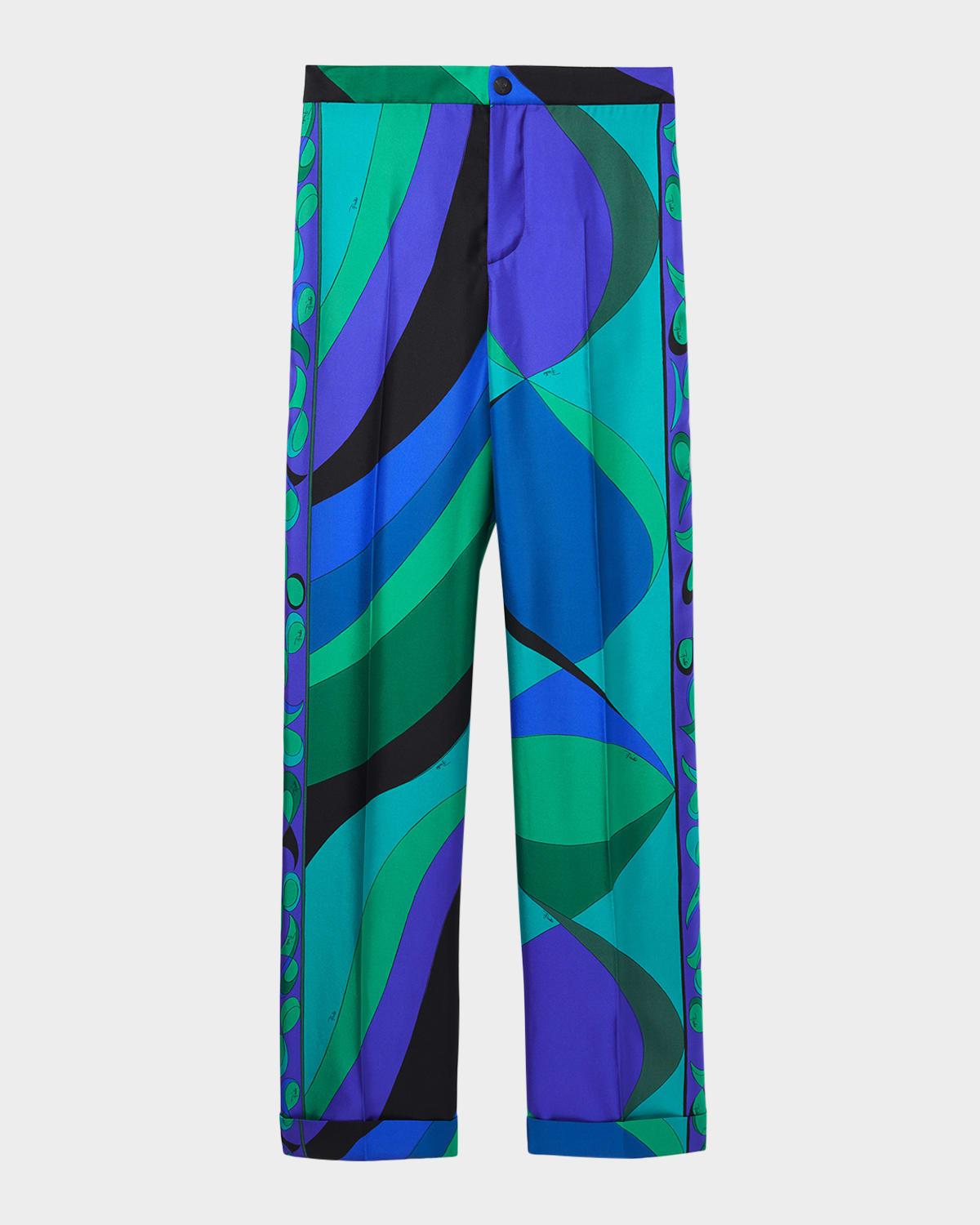 パンツ EMILIO PUCCI Women Straight Pants 5HRT035H851 GREEN PUCCI: Pants woman - Green | Pucci pants 5HRT035H851 online