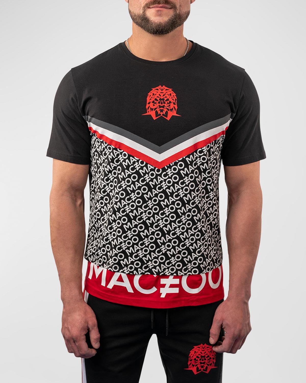 Maceoo Arrow Logo T-shirt in Black for Men | Lyst