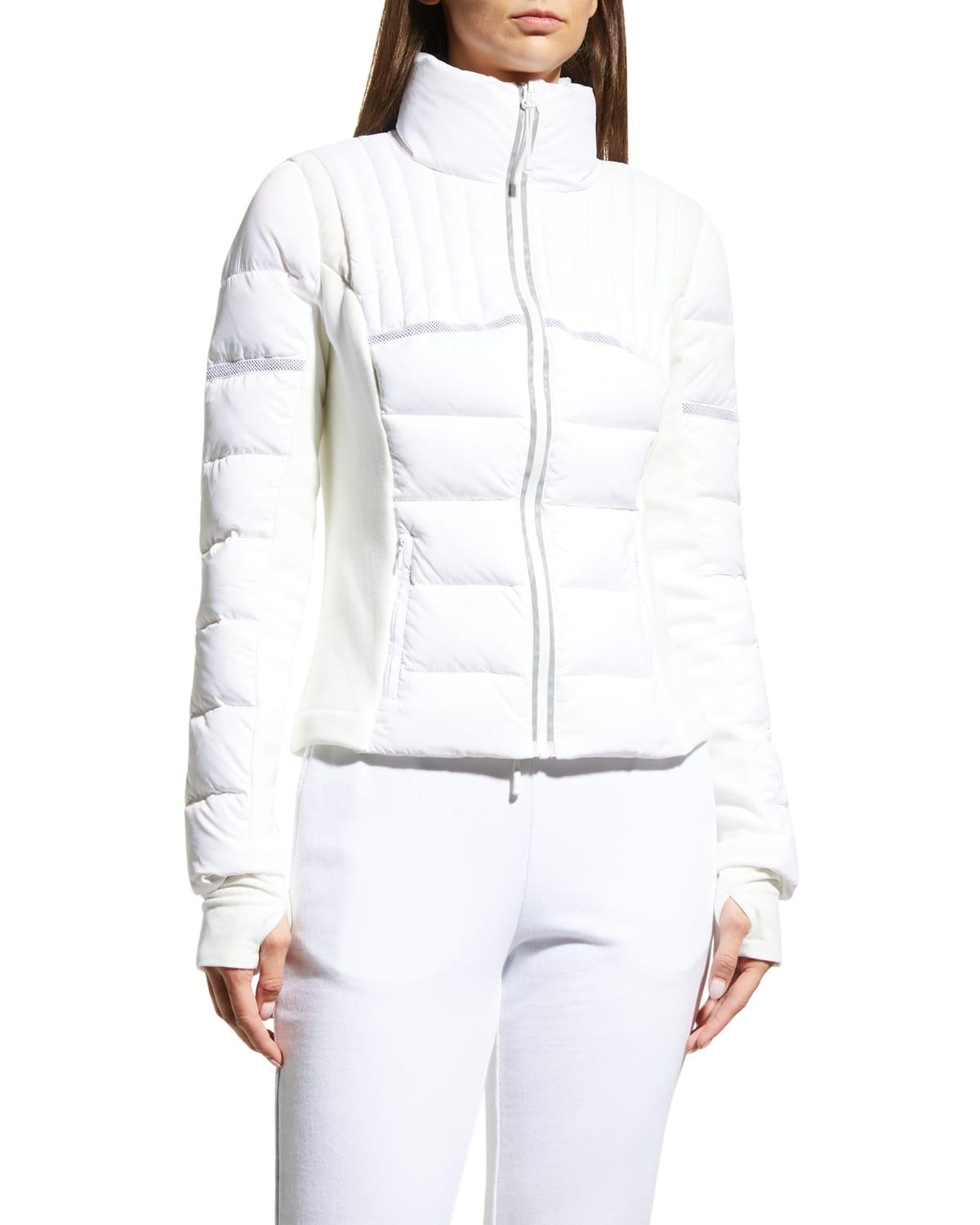 BLANC NOIR Reflective Inset Featherweight Jacket in White | Lyst