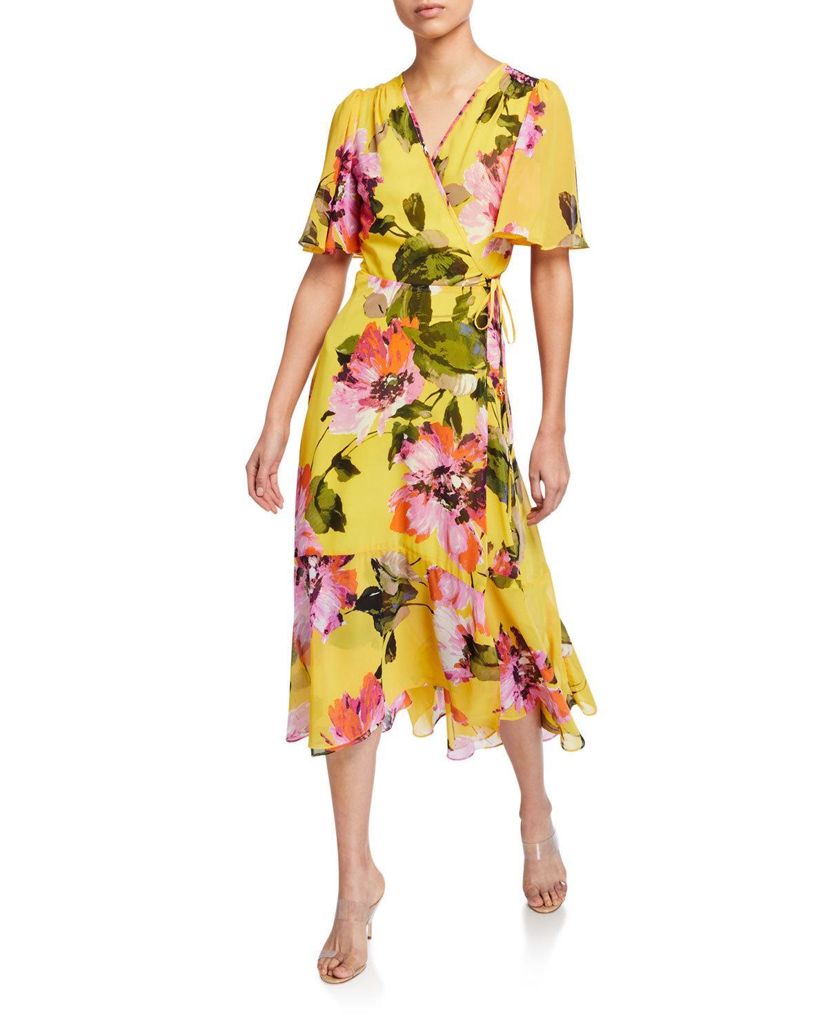 trina turk yellow dress