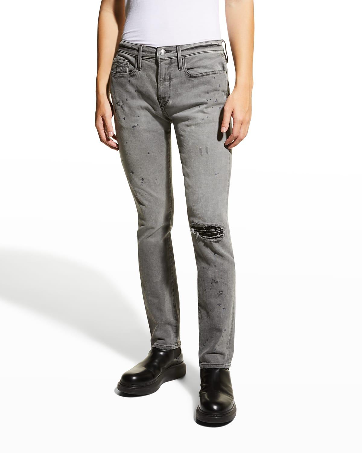 FRAME Jagger Skinny Jeans in Gray for Men | Lyst