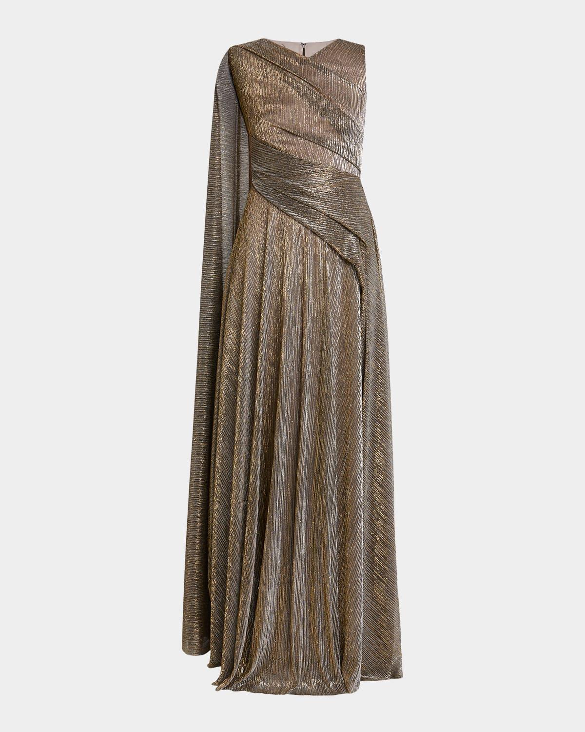 talbot runhof metallic lace midi dress Talbot Runhof Metallic Rose Gold Pink Lace Sequin Midi Dress, 2018 For Sale  at 1stDibs