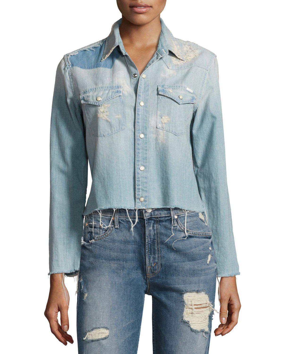 mother denim shirt