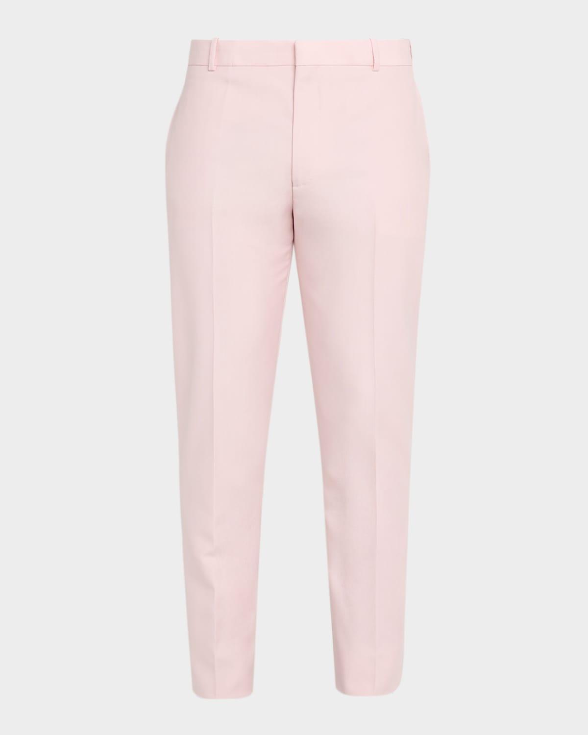 パンツ ALEXANDER MCQUEEN Women Straight Pants 781001QEAAA 5067 Pink McQueen - Straight-leg trousers Pink - The Corner