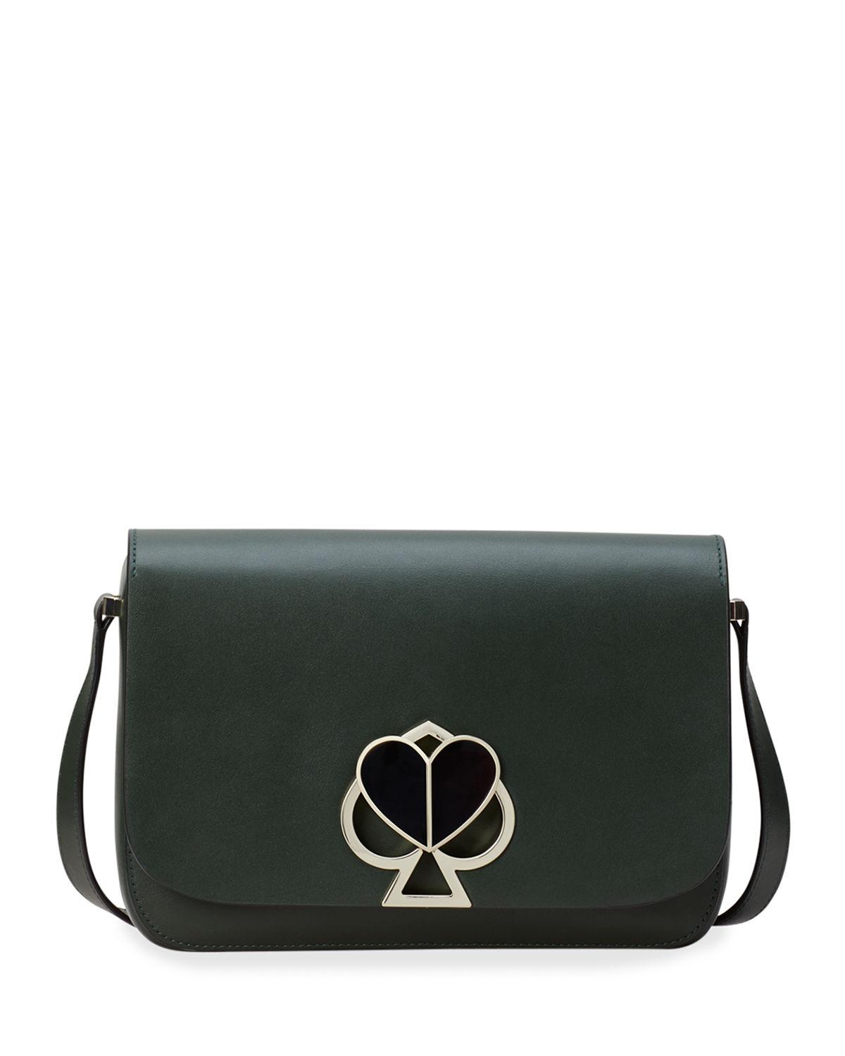 Kate Spade Nicola Medium Twistlock Leather Shoulder Bag Lyst