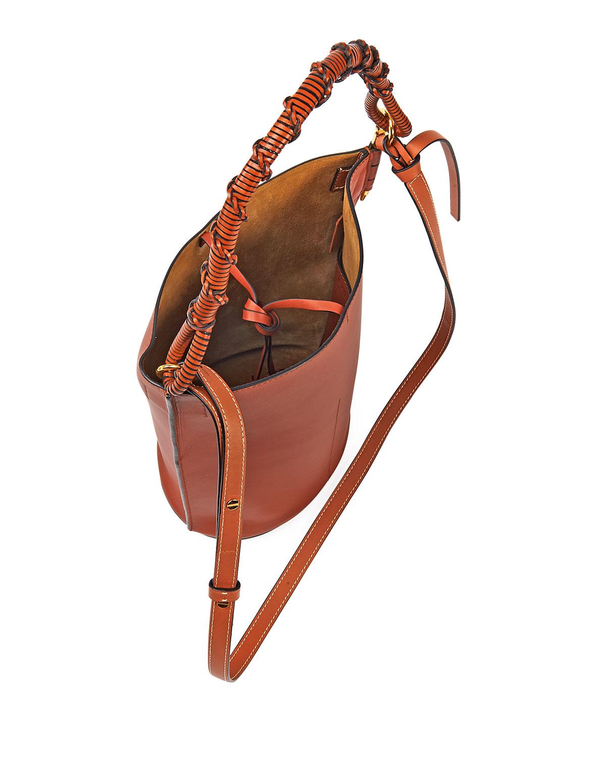 Loewe Gate Handle Bucket Bag in Brown