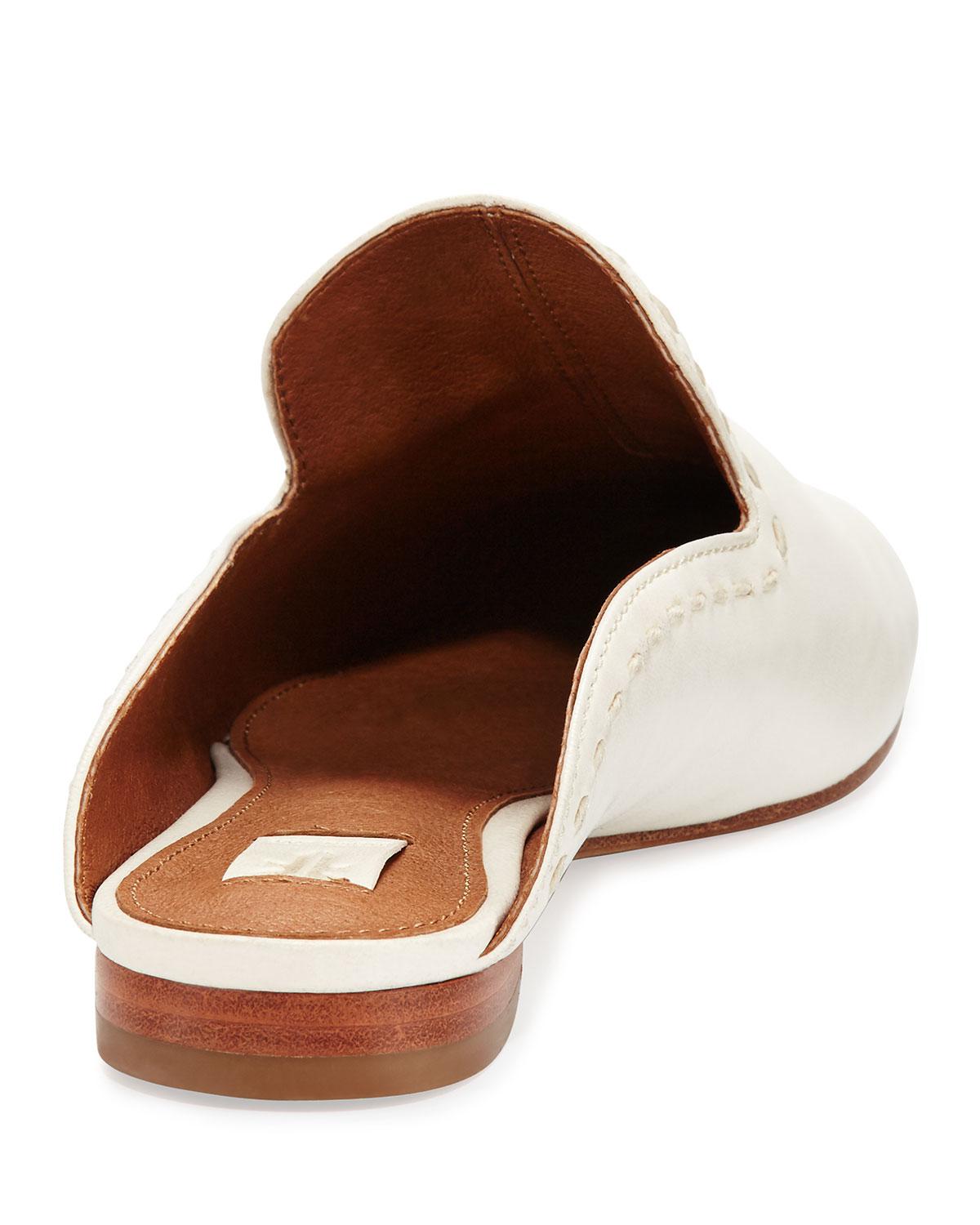 frye mules flat