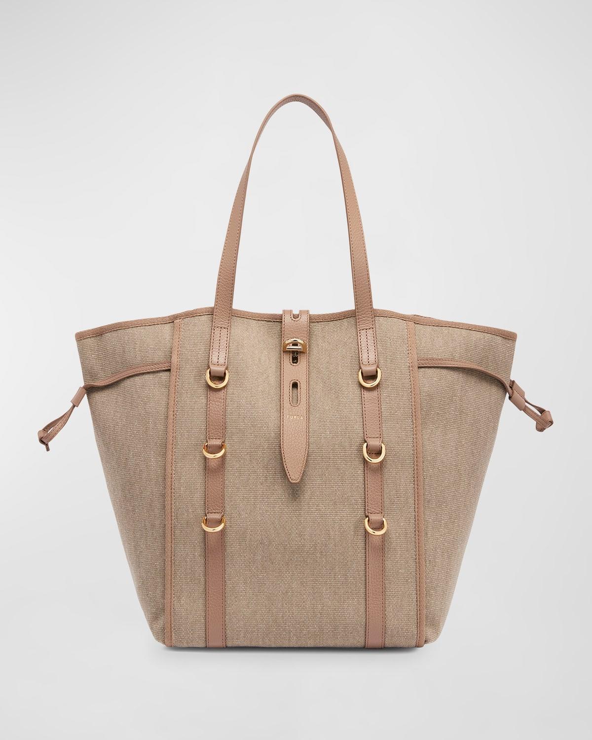 FURLA FURLA NET L TOTE, Brown Women's Handbag