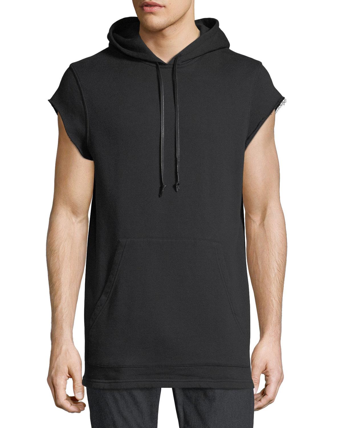 sweatshirt with sleeves cut off