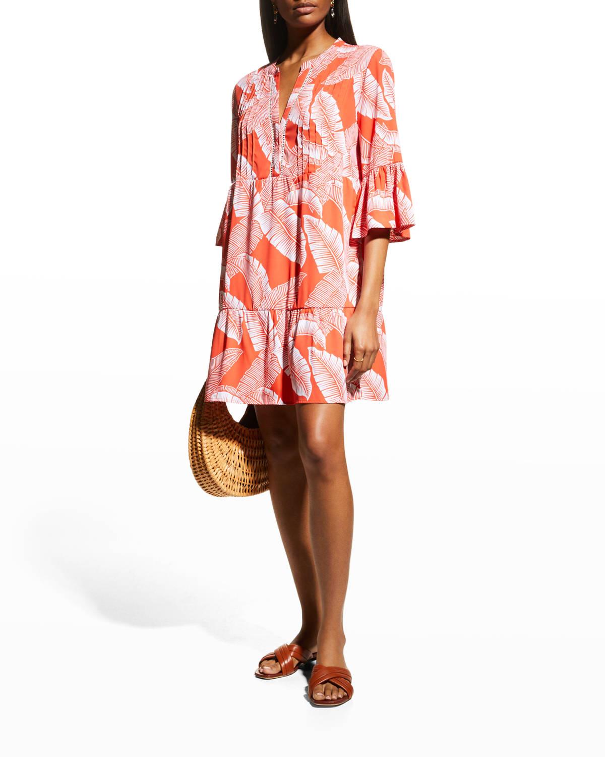 Tommy Bahama Palm Grande Tiered Mini Dress | Lyst