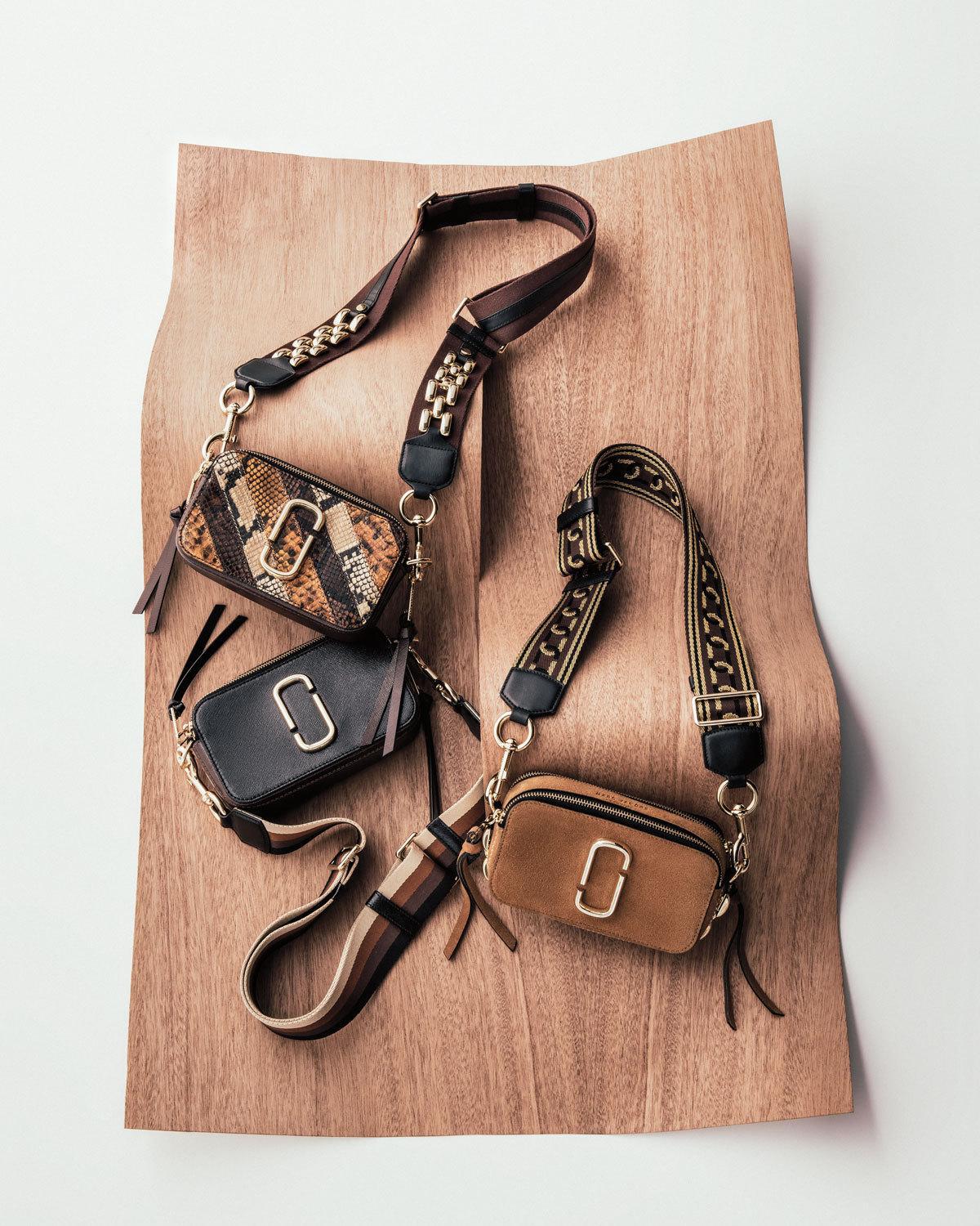 Marc Jacobs Chain Snapshot Snake-print Crossbody Bag - Lyst