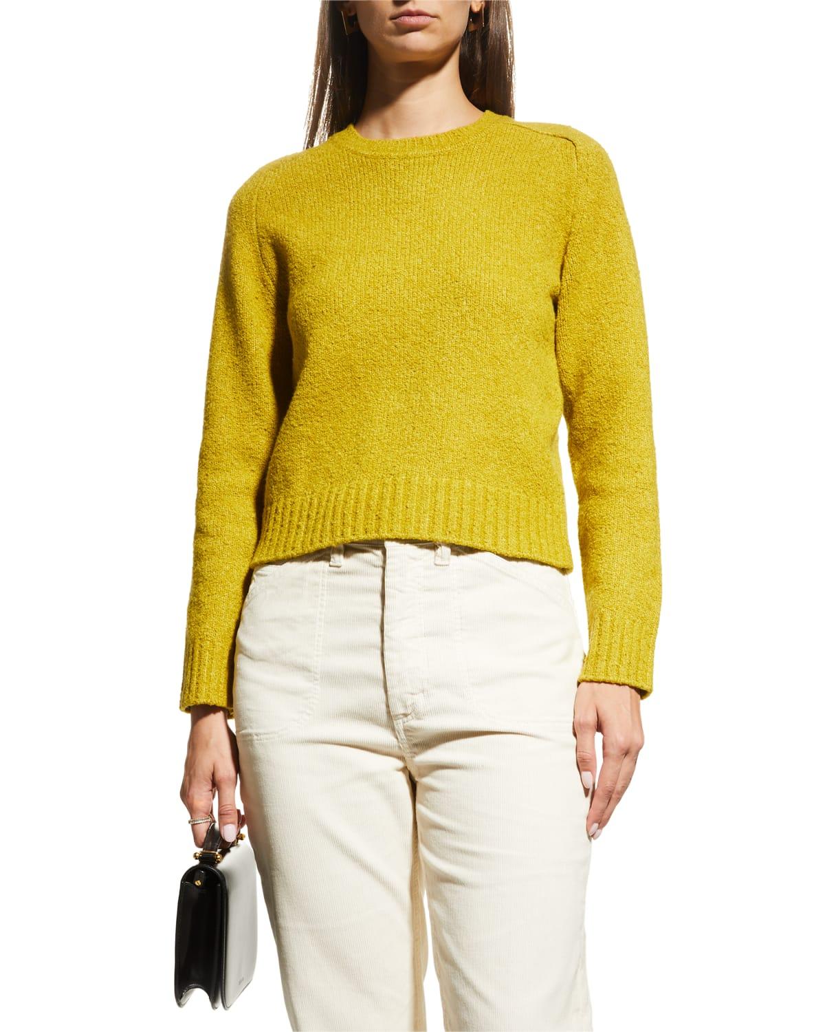 RE/DONE 60s Shrunken Sweater in Yellow | Lyst