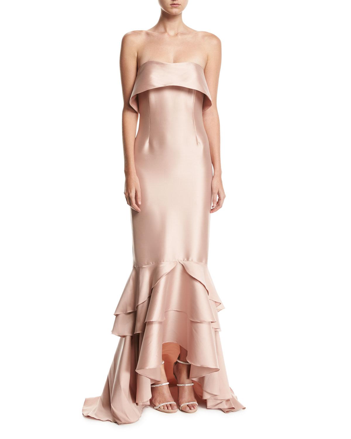 Sachin &amp; Babi Synthetic Hattie Strapless Gown in Blush