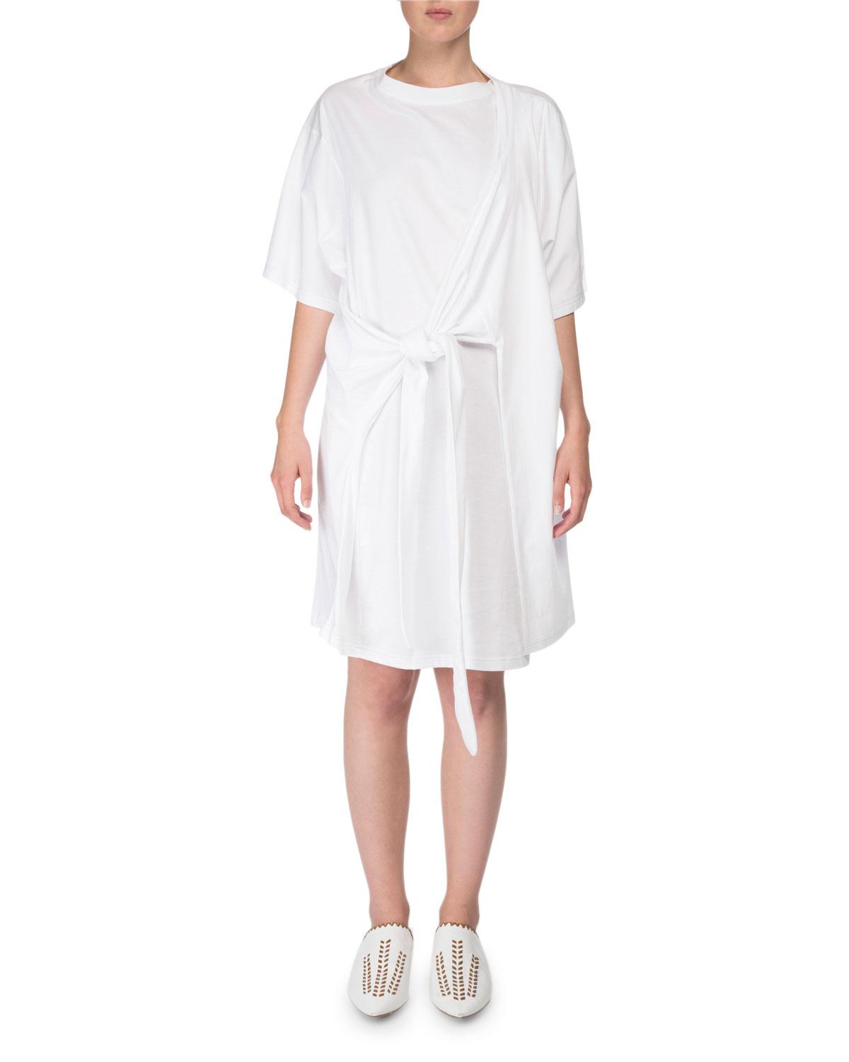 wrap t shirt dress