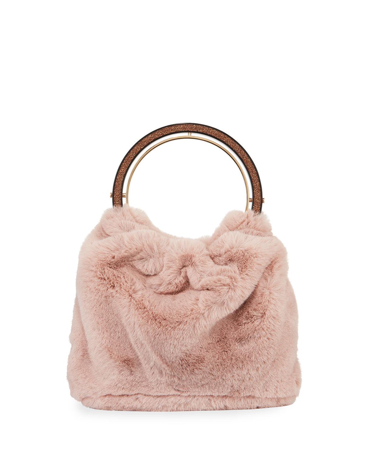 kate spade fur bag