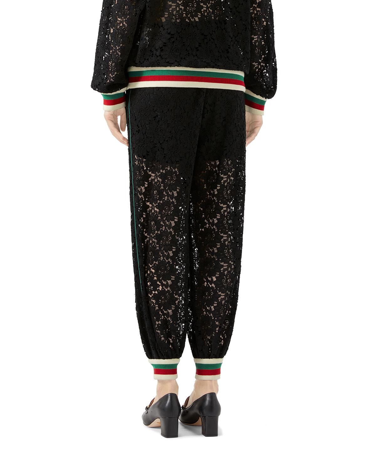 gucci lace pants
