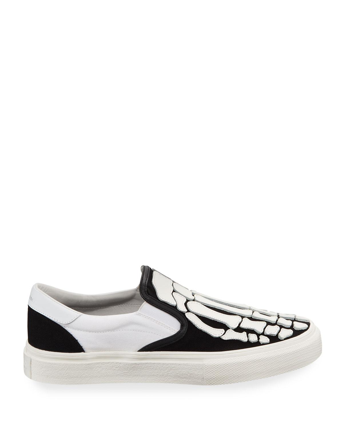 Amiri Skel Toe Lace up Sneakers in Black for Men Lyst