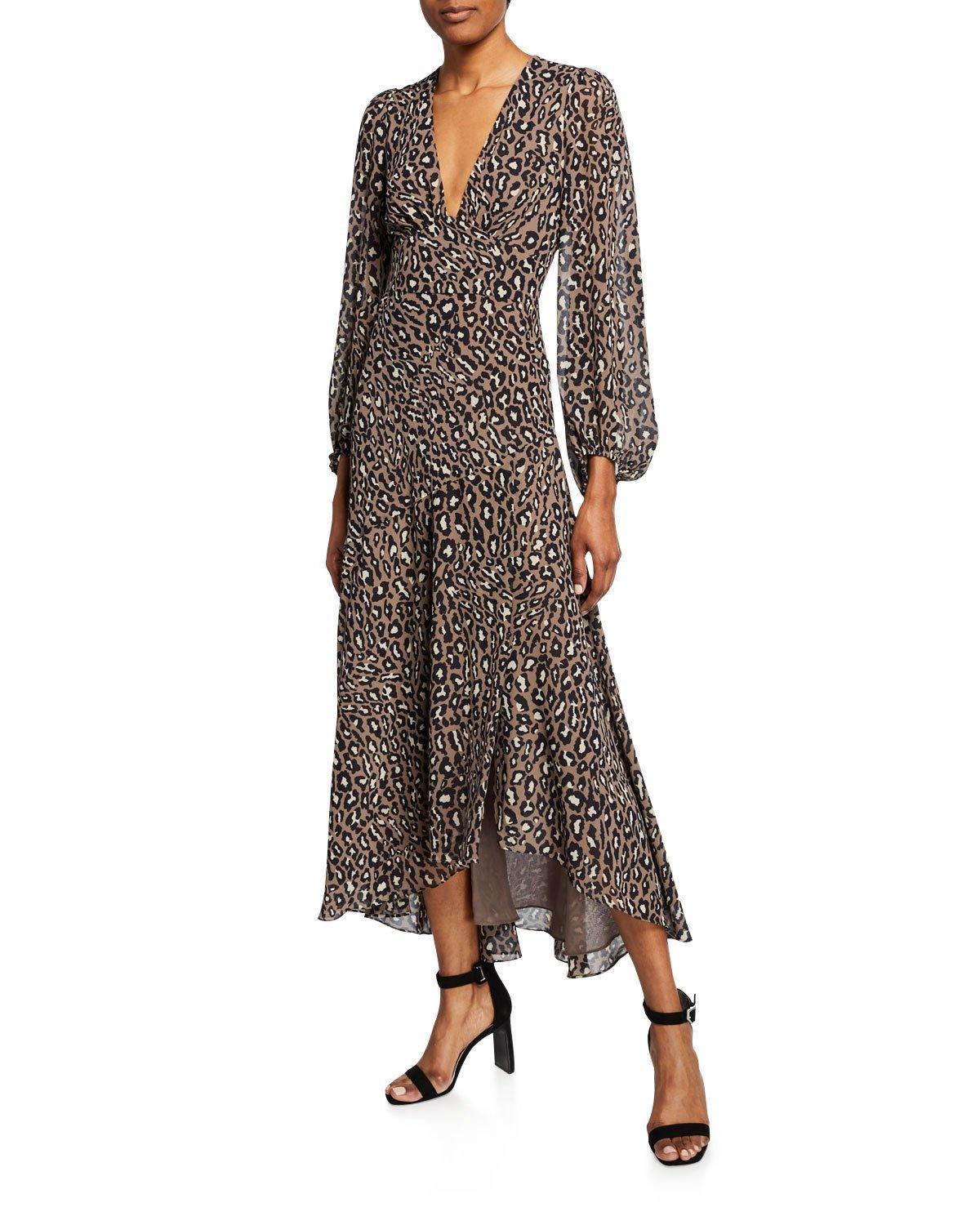 Shona Joy Leopard Dress on Sale, 54 