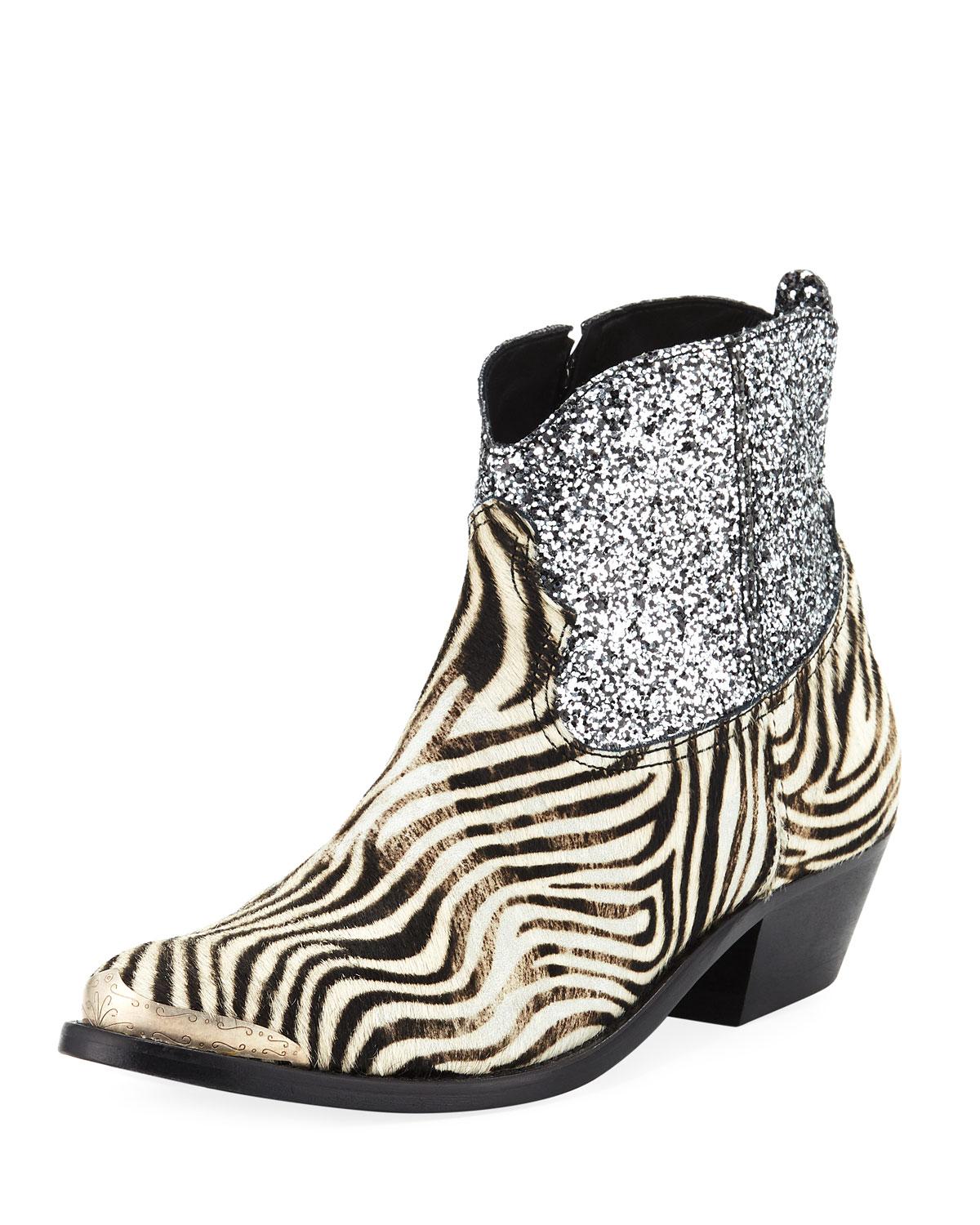 golden goose glitter boots