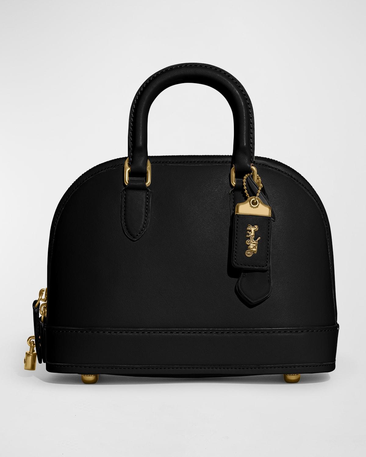 COACH Revel Leather Tophandle Bag in Black Lyst