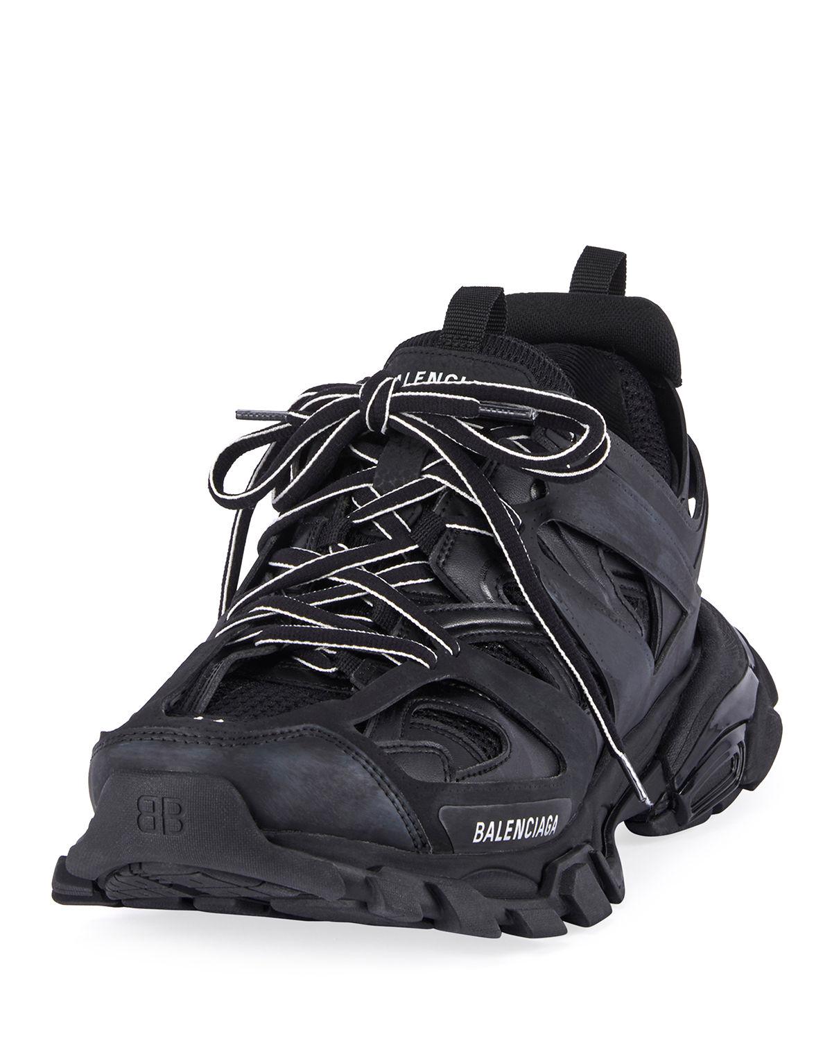 balenciaga track runner black