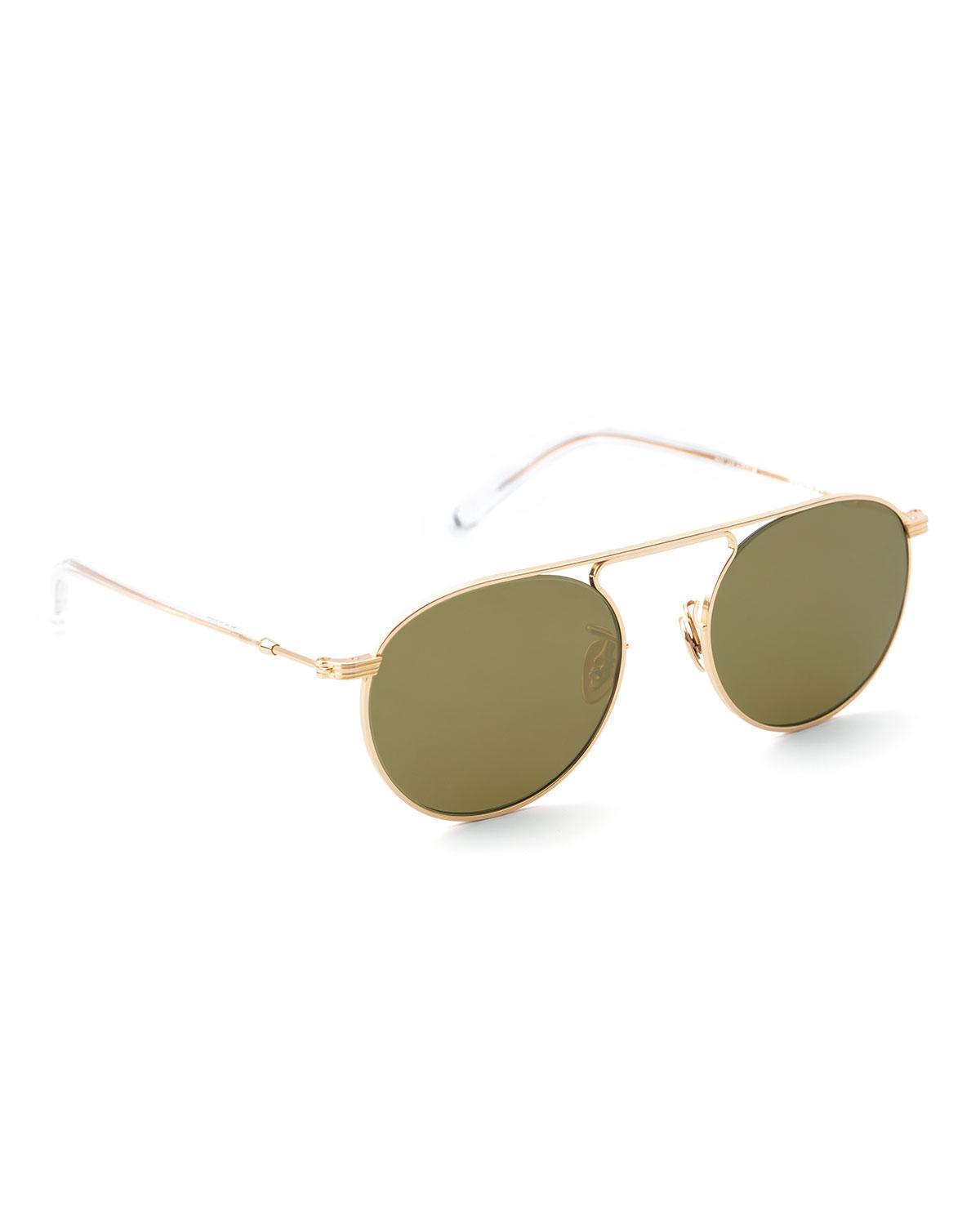 Krewe Rampart Aviator Sunglasses Lyst