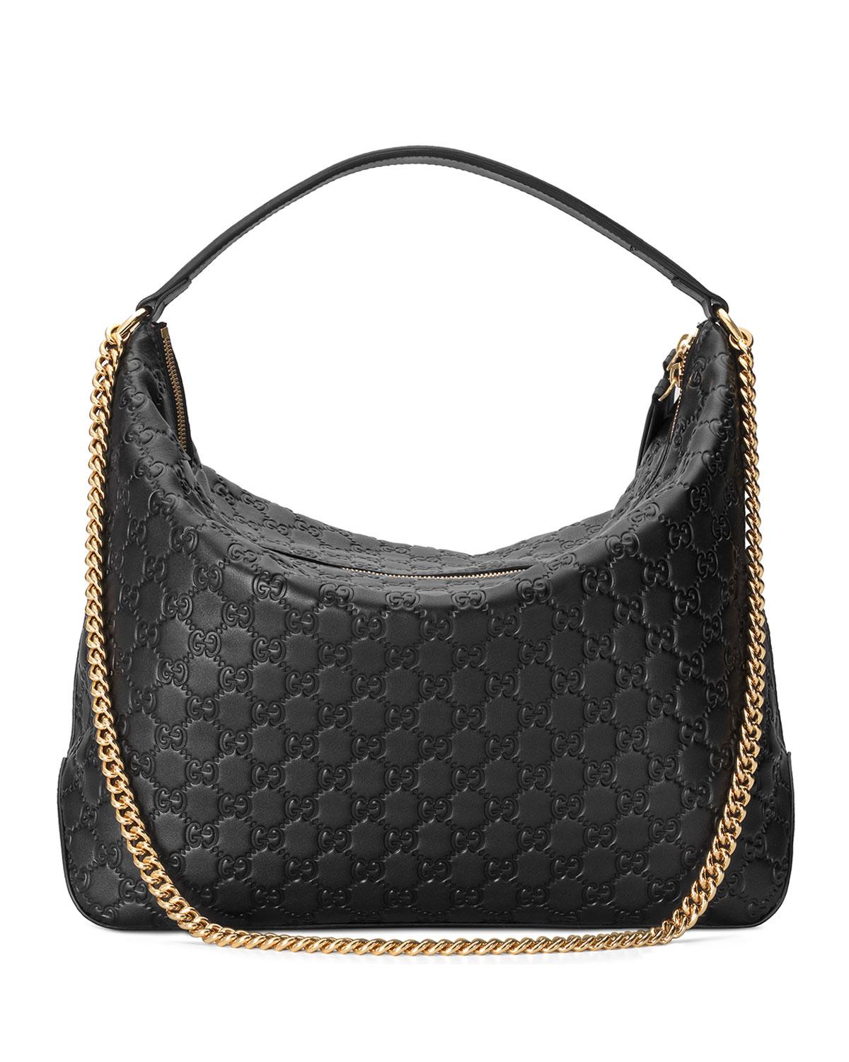 black gucci hobo purse