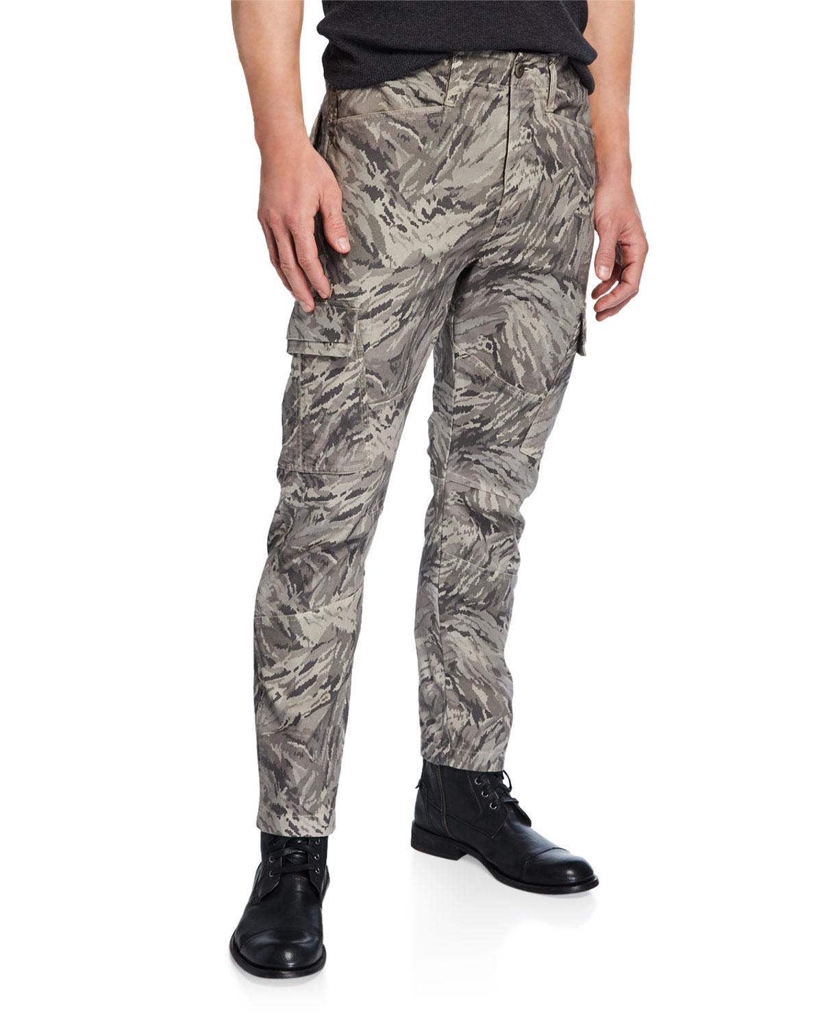 print cargo pants