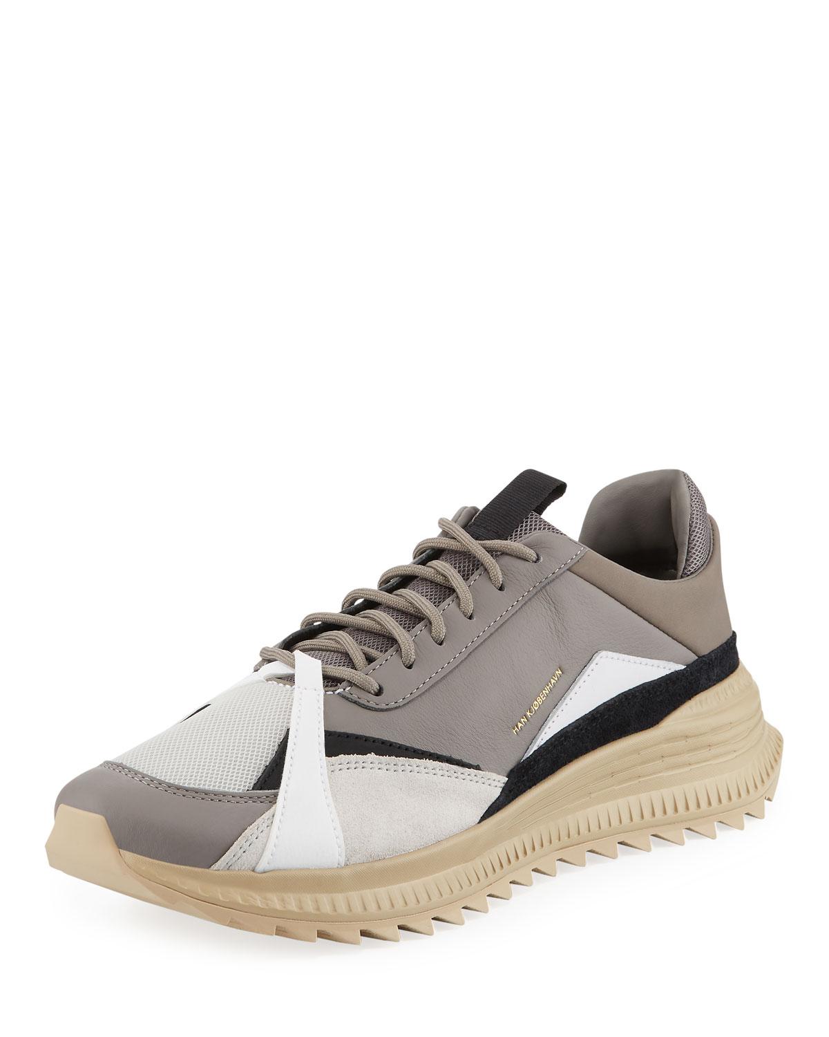 PUMA Men's X Han Kjobenhavn Avid Colorblock Leather Sneakers in Gray ...