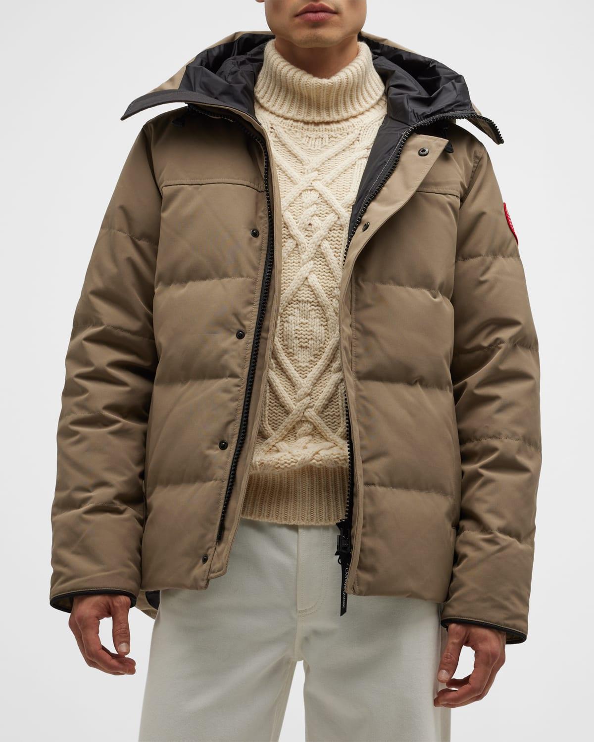 Canada Goose Macmillan Hooded Parka Coat in Brown for Men | Lyst