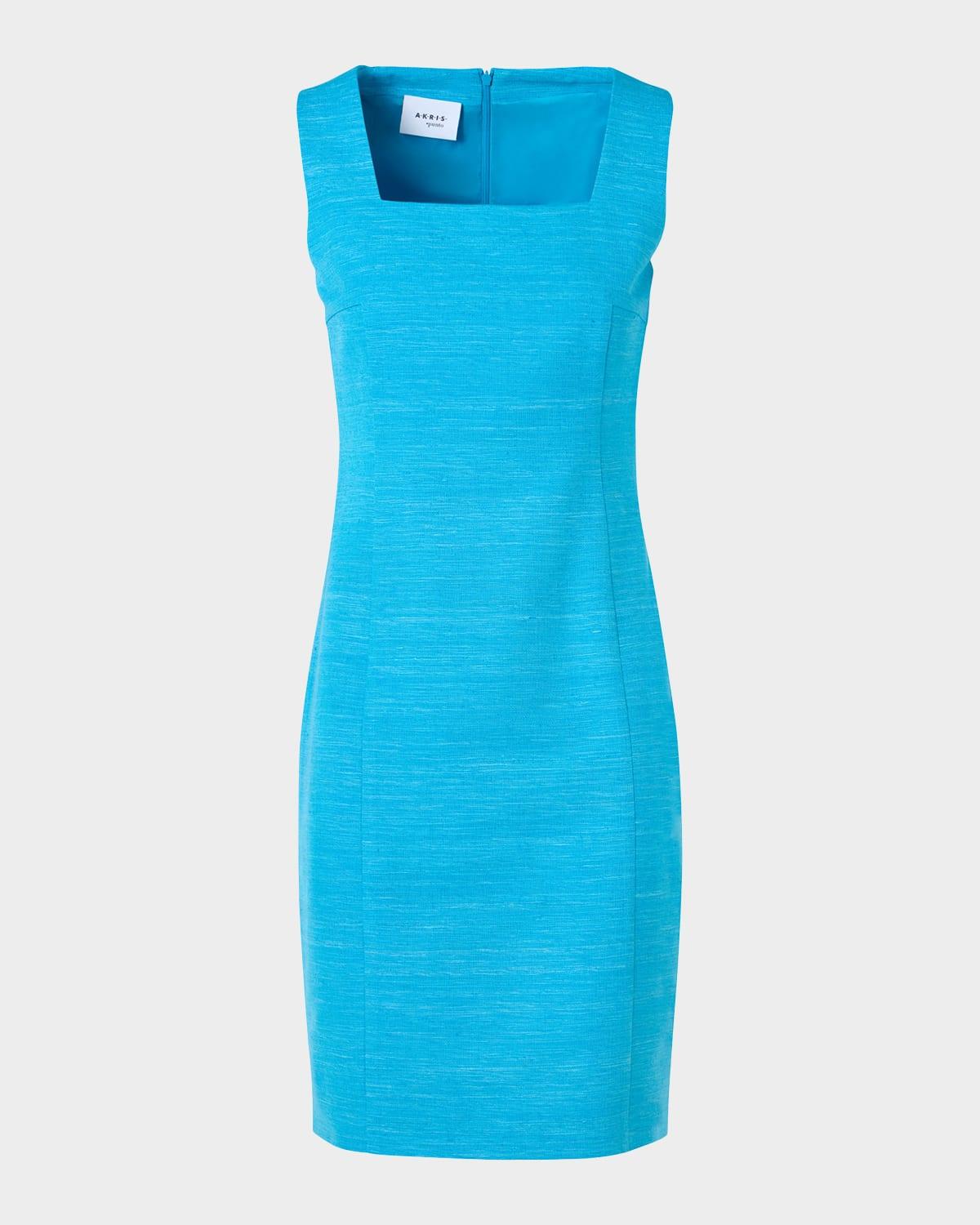 akris punto blue dress Akris Punto XL Pop Dot Flower Cotton Dress in Black Multi, 8 main image 1