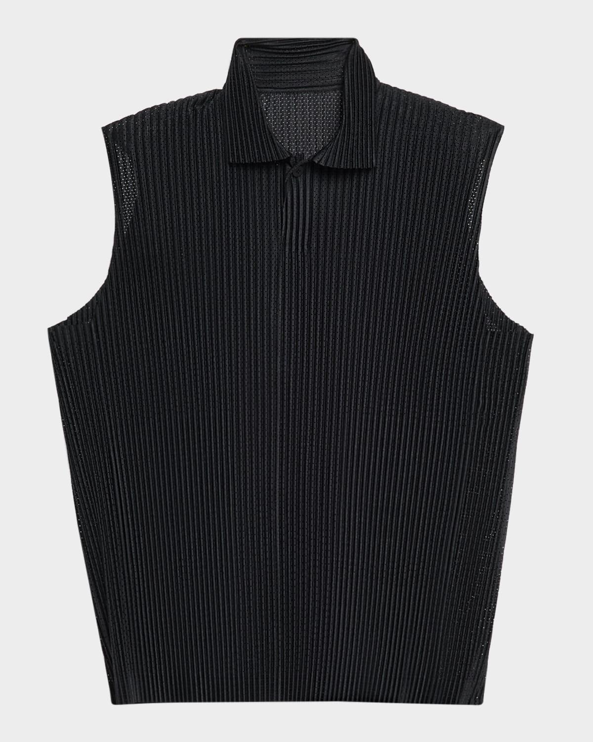 HOMME PLISSE ISSEY MIYAKE｜SLEEVELESS (HP46JE152 15) Homme Plissé Issey Miyake Pleated Sleeveless Jumpsuit
