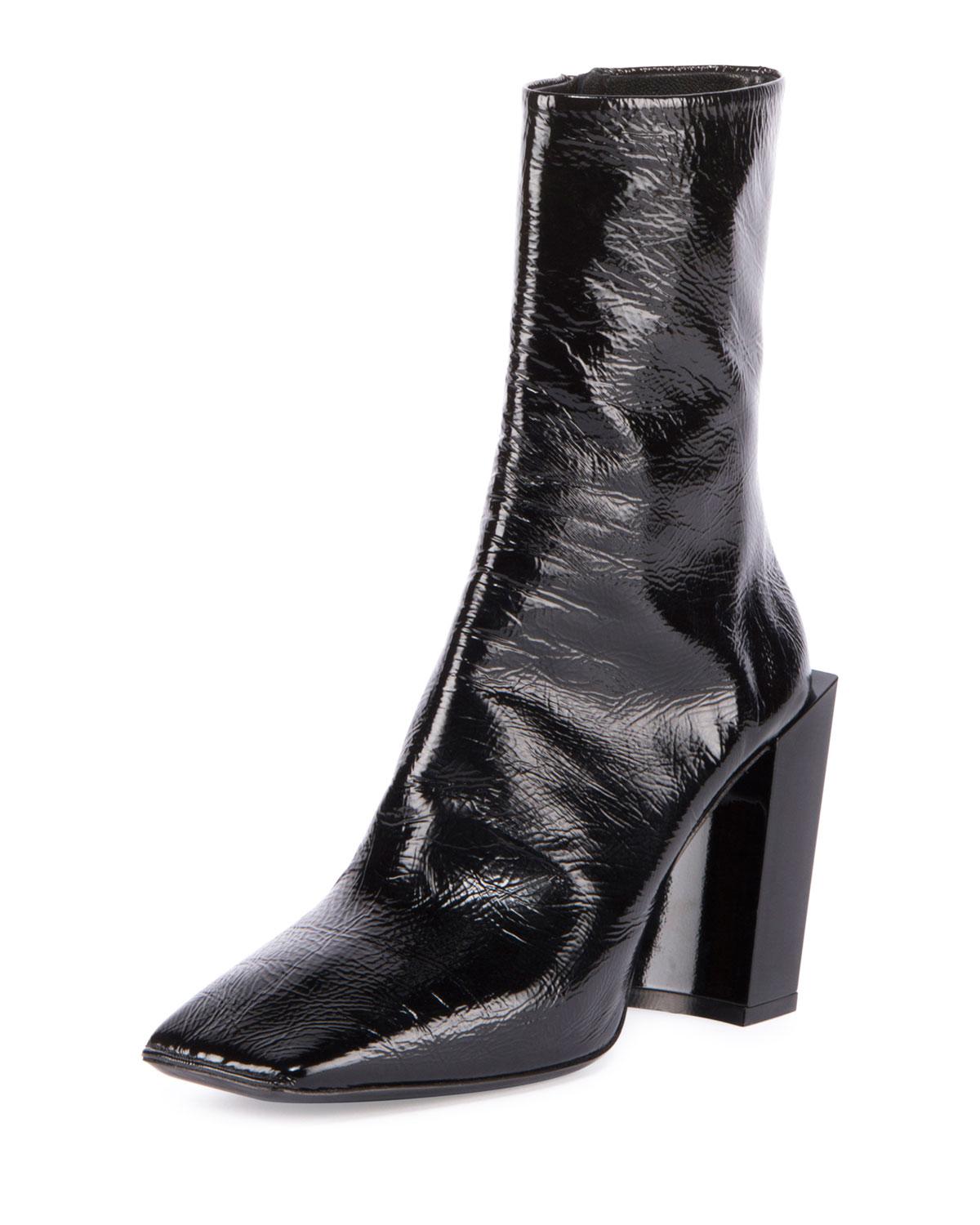 square toe booties