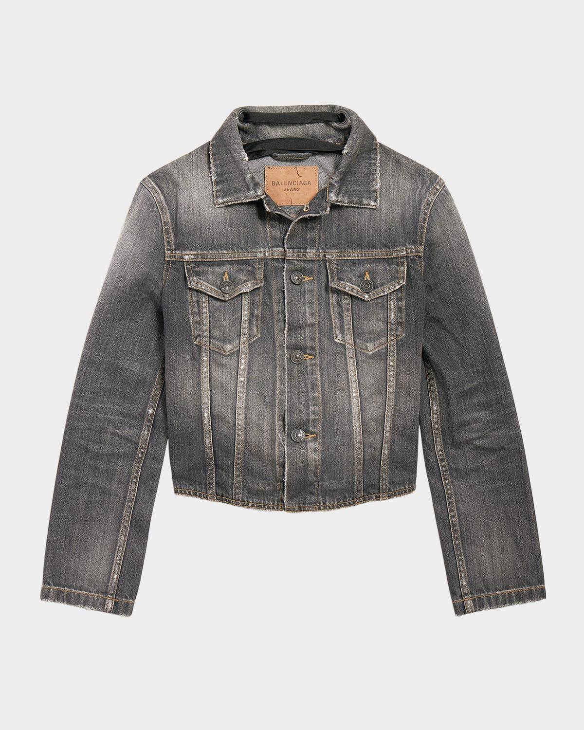 Balenciaga Jean and denim jackets for Women | Online Sale up