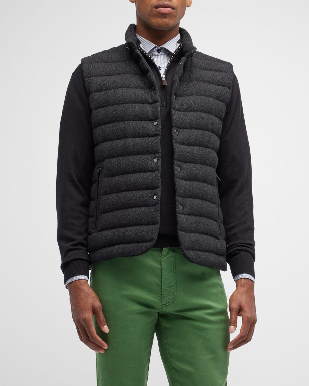 Ralph Lauren Purple Label Whitwell Tweed Vest in Green for Men | Lyst