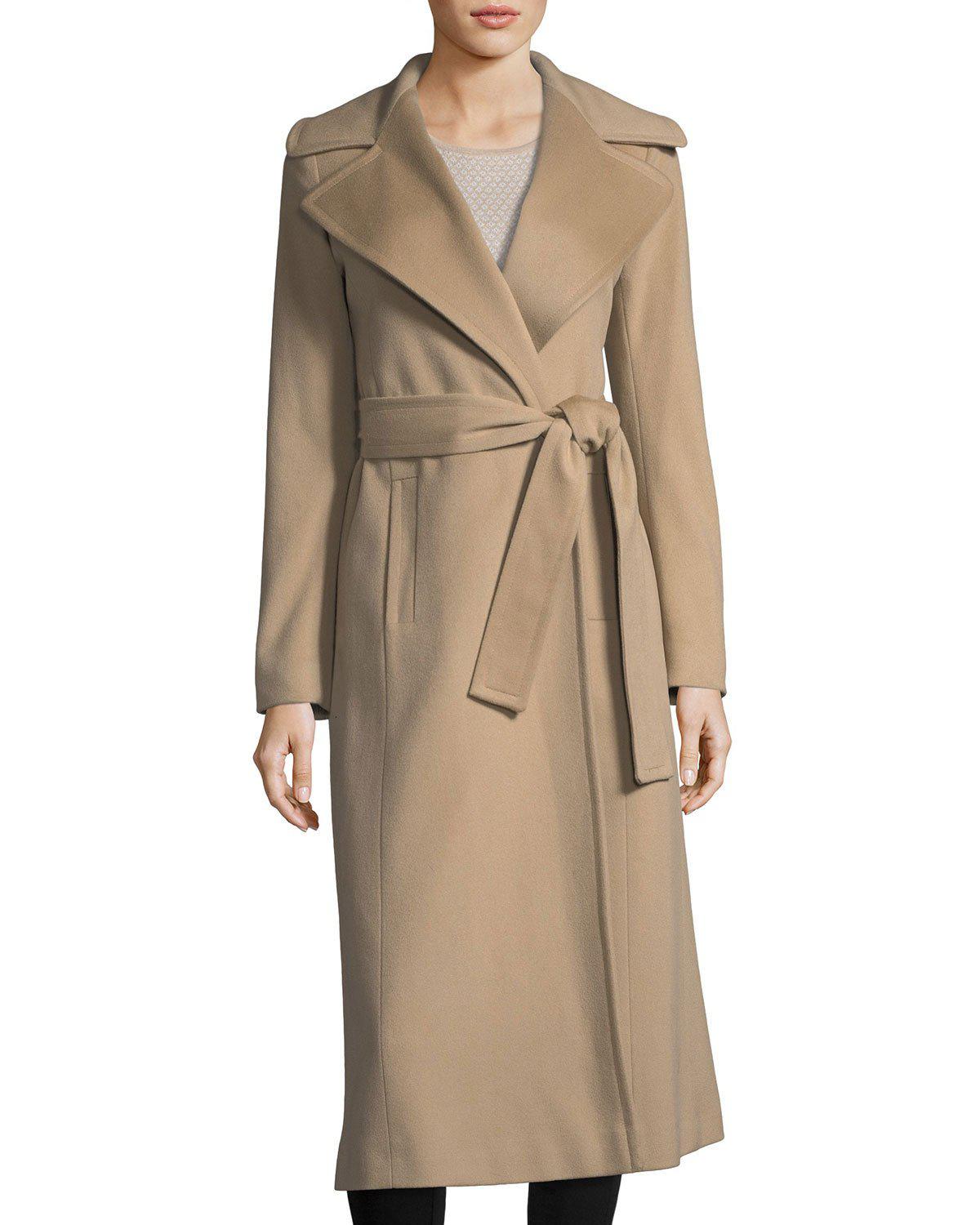 fleurette wrap coat