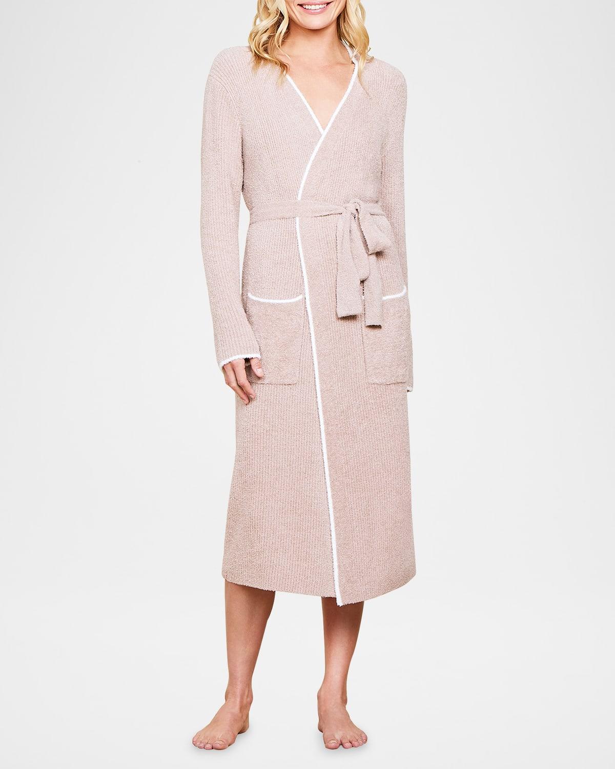 Barefoot dreams ribbed robe deals