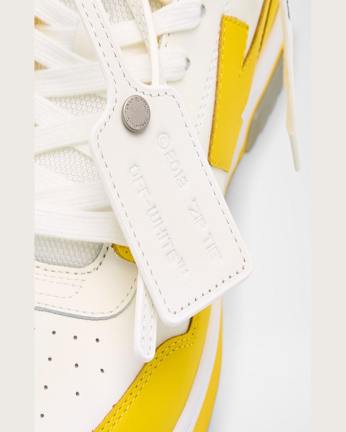Off-White C/O Virgil Abloh Out Of Office Calf Leather- Yellow Fluo Size 40 Off-White c/o Virgil Abloh Low Vulcanized Fluorescent  main image 2